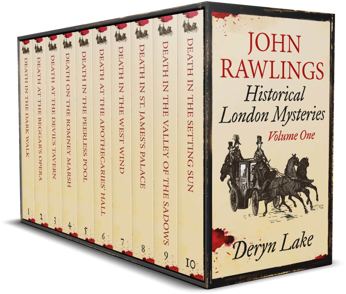 BOX SET COVER JOHN RAWLINGS HISTORICAL LONDON MYSTERIES
