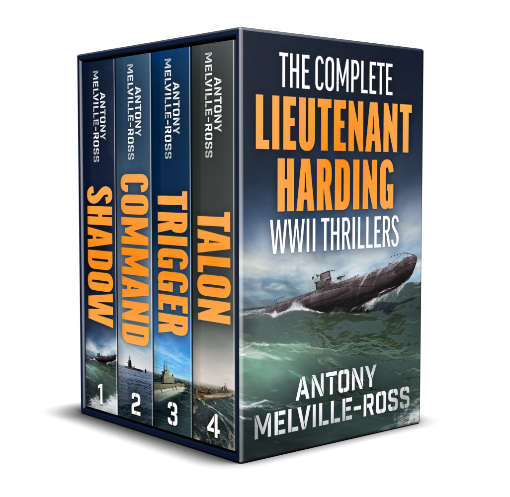THE COMPLETE LIEUTENANT HARDING WWII THRILLERS BOX SET COVER