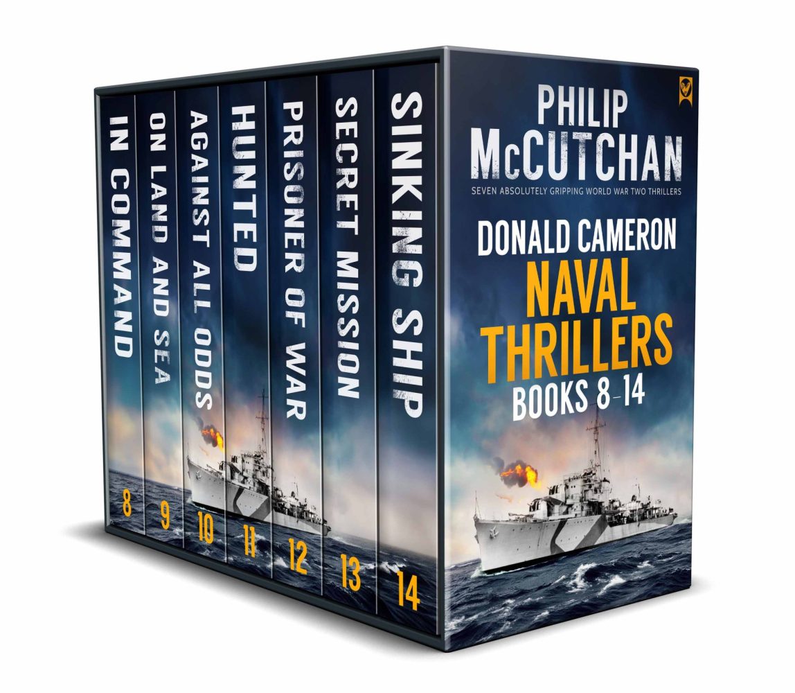 DONALD CAMERON NAVAL THRILLERS BOX SET COVER